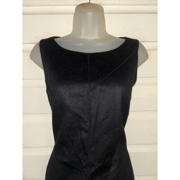 Didier Parakian Virgin Wool And Cashmere Blend Sleeveless Dress Size 8 - Picture 2 of 8